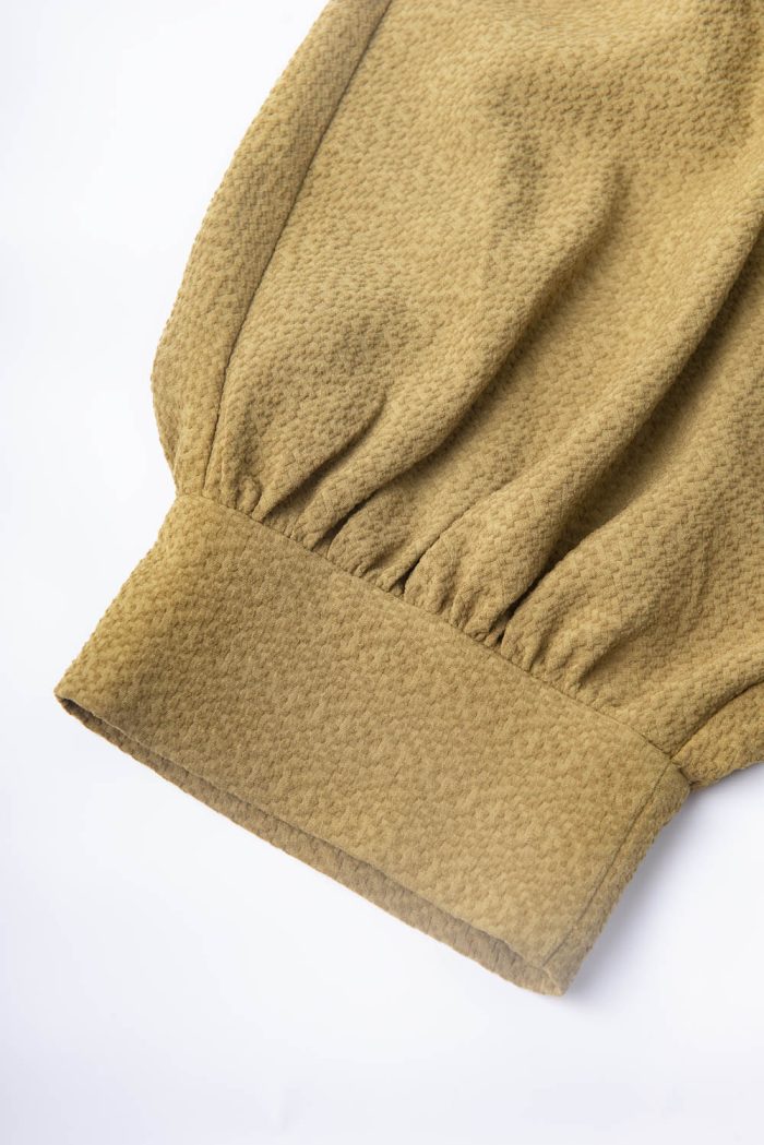 Pleated blouse long sleeve - 图片 4
