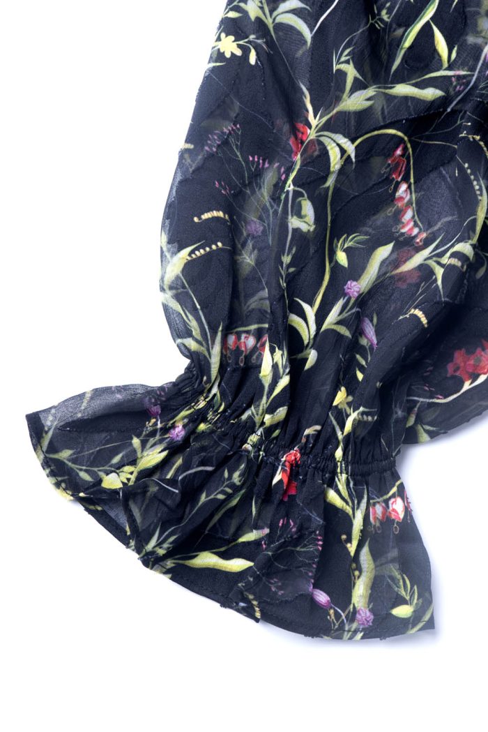 Jacquard floral printed dress - 图片 6