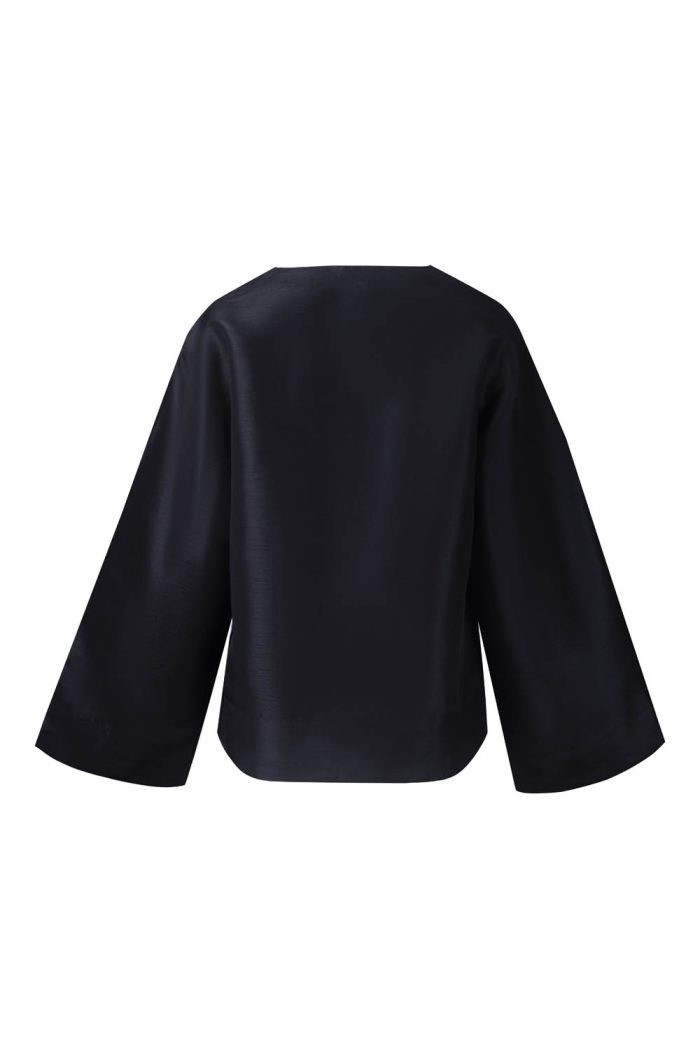 Recycled polyester long sleeve blouse - 图片 3