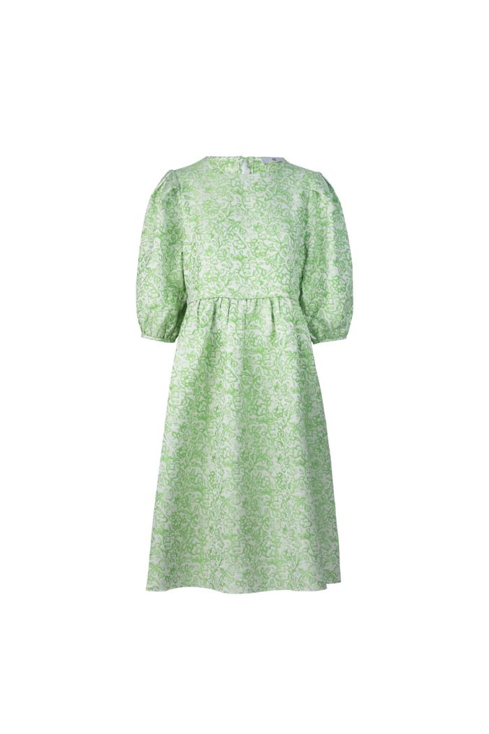 Heavy jacquard midi dress