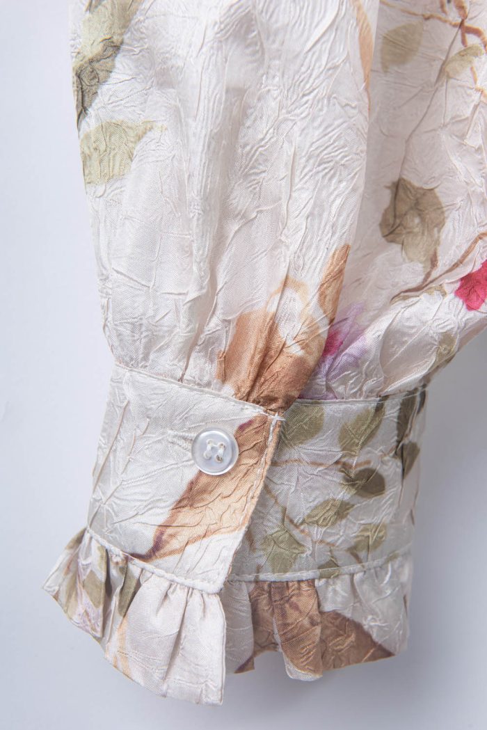 Printed long sleeve shirt women - 图片 4