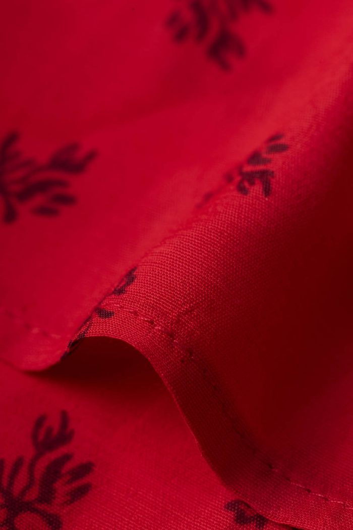 Ecovero viscose Blouse with frill neck - 图片 4