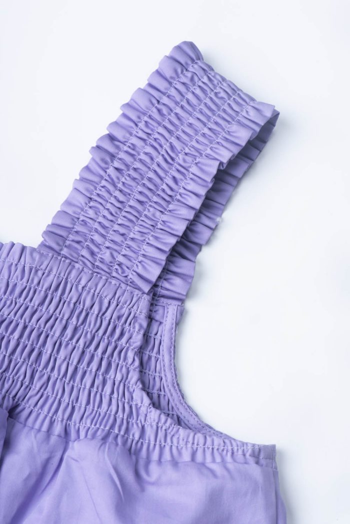 Smocked cotton slip dress - 图片 5