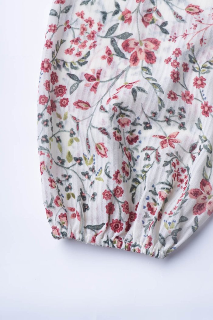 Structured polyester dressw with frill neck - 图片 5