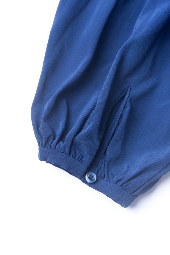 Recycled polyester maxi dress long sleeves - 图片 5