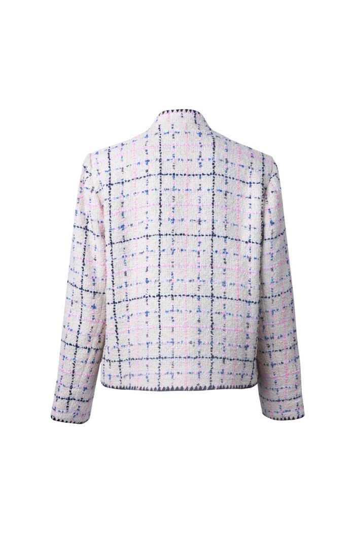 Short jacket with embroidery at edges - 图片 3