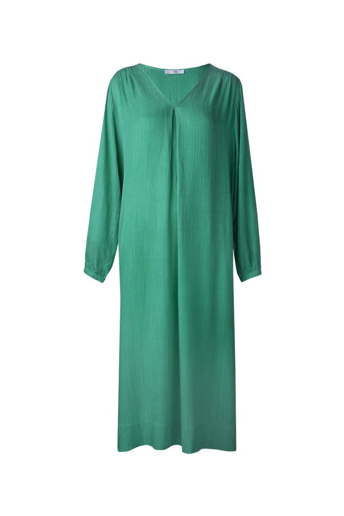 Cupro crepe dress