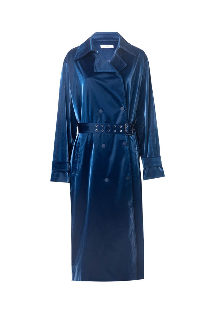 Organic cotton trenchcoat