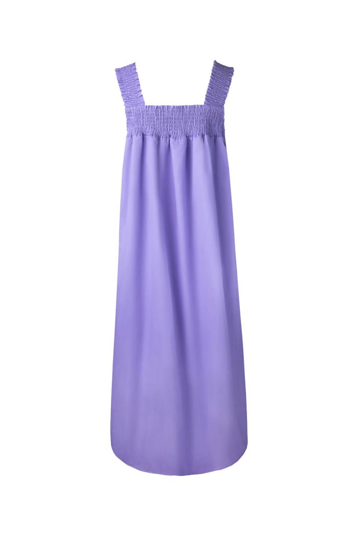 Smocked cotton slip dress - 图片 2